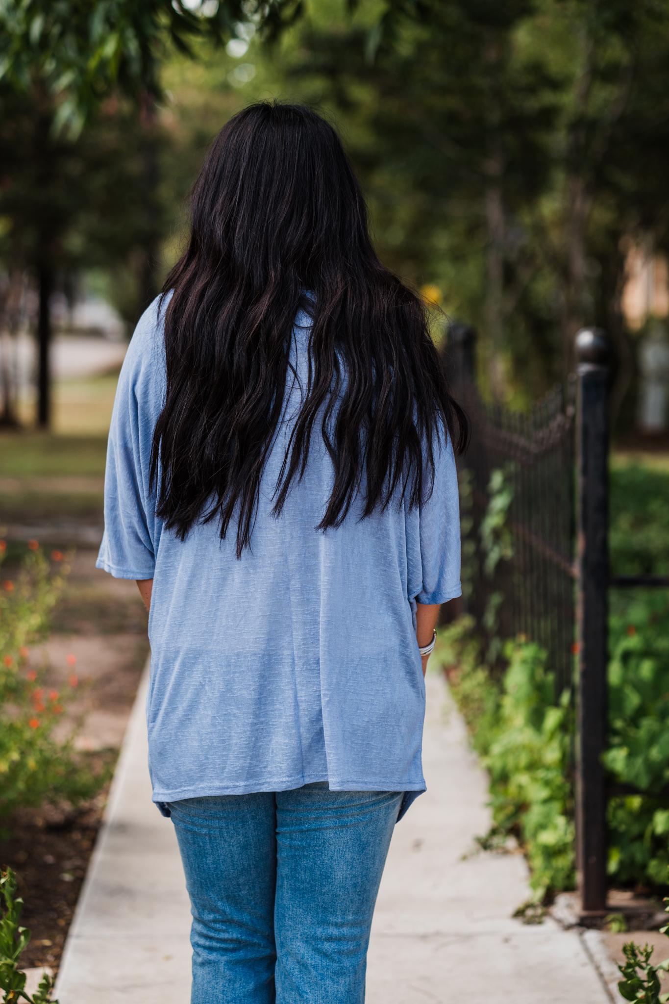 Periwinkle Blue Kimono Cardigan