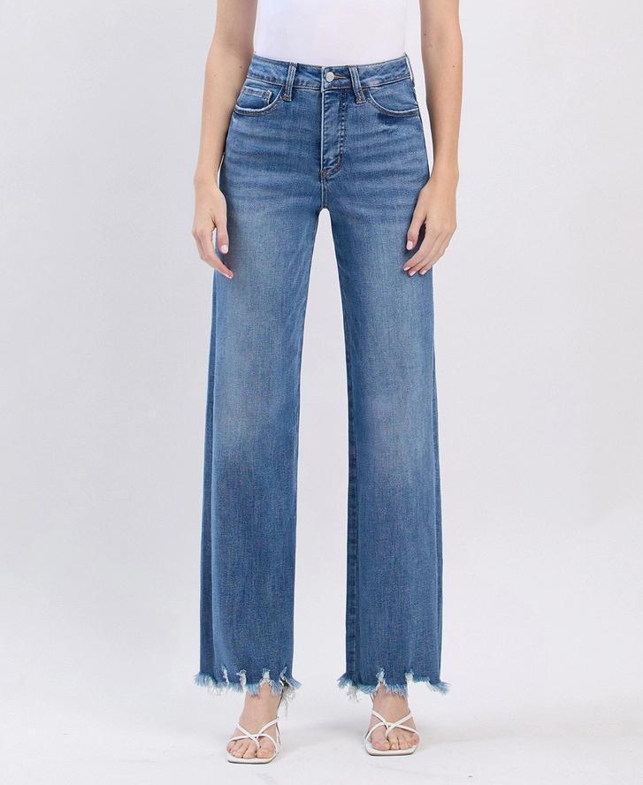Ultra Rise Tummy Control Loose Fit Jeans by Vervet