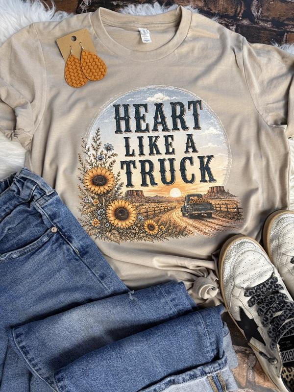 Heart Like A Truck Tee