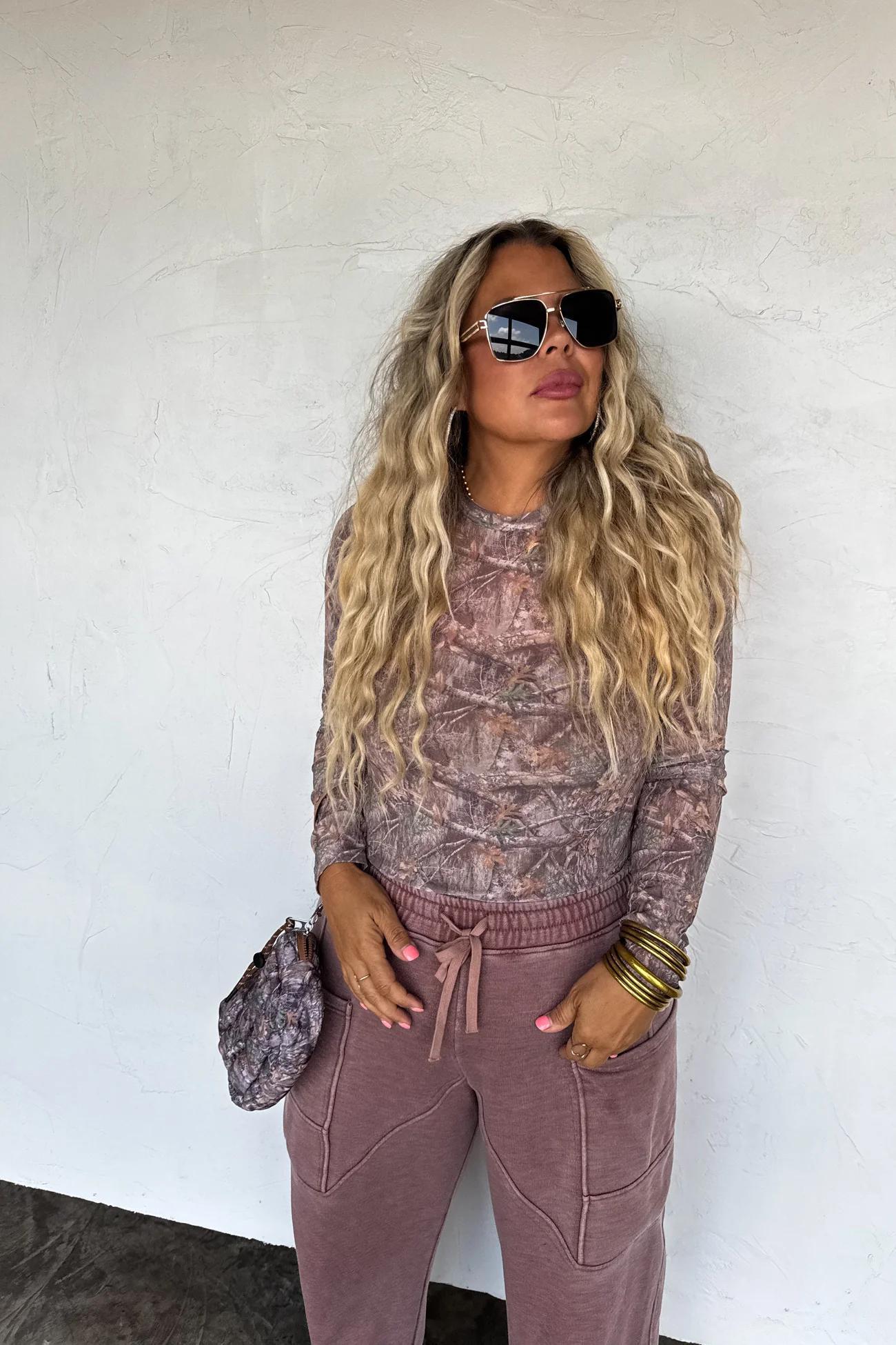 Camo Mesh Top by Blakeley