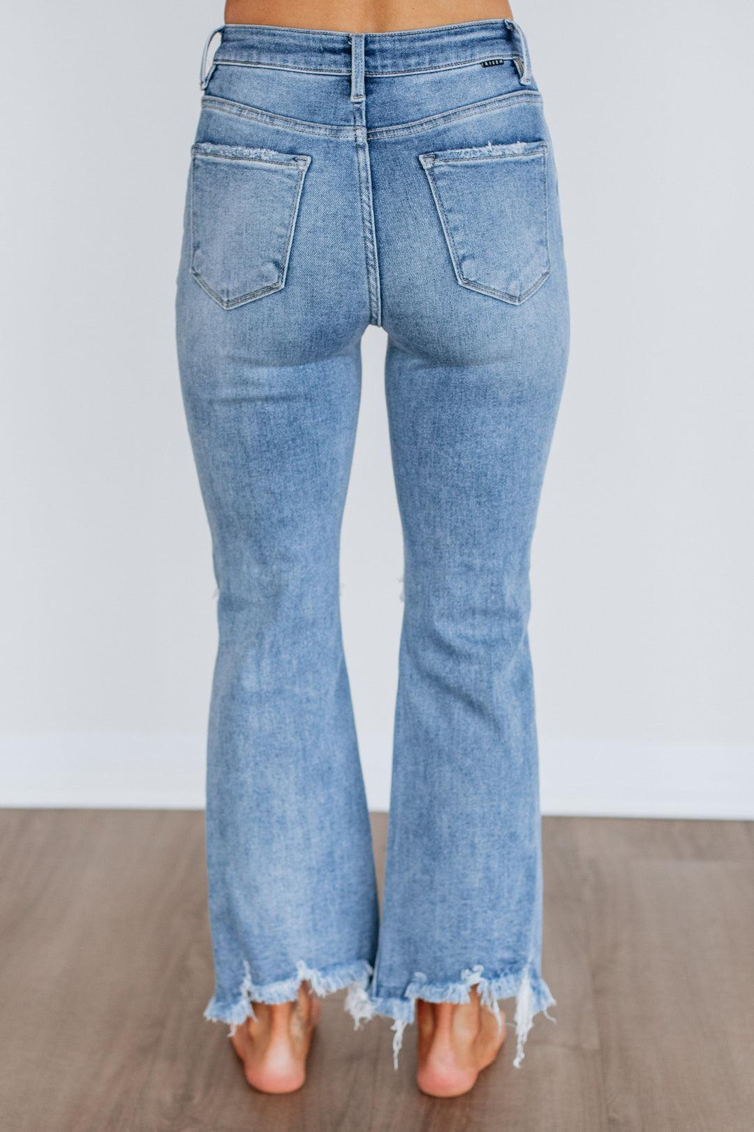 Risen High Rise Crop Straight Jeans - Style #RDP5002HD
