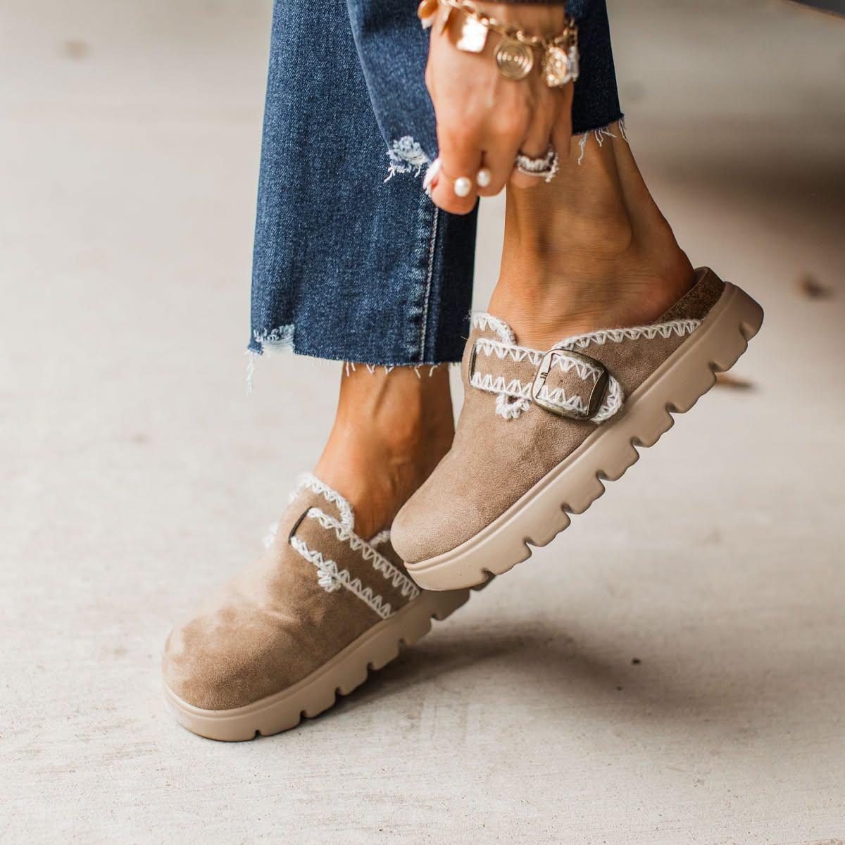 Taupe Nevada Clogs by Very G