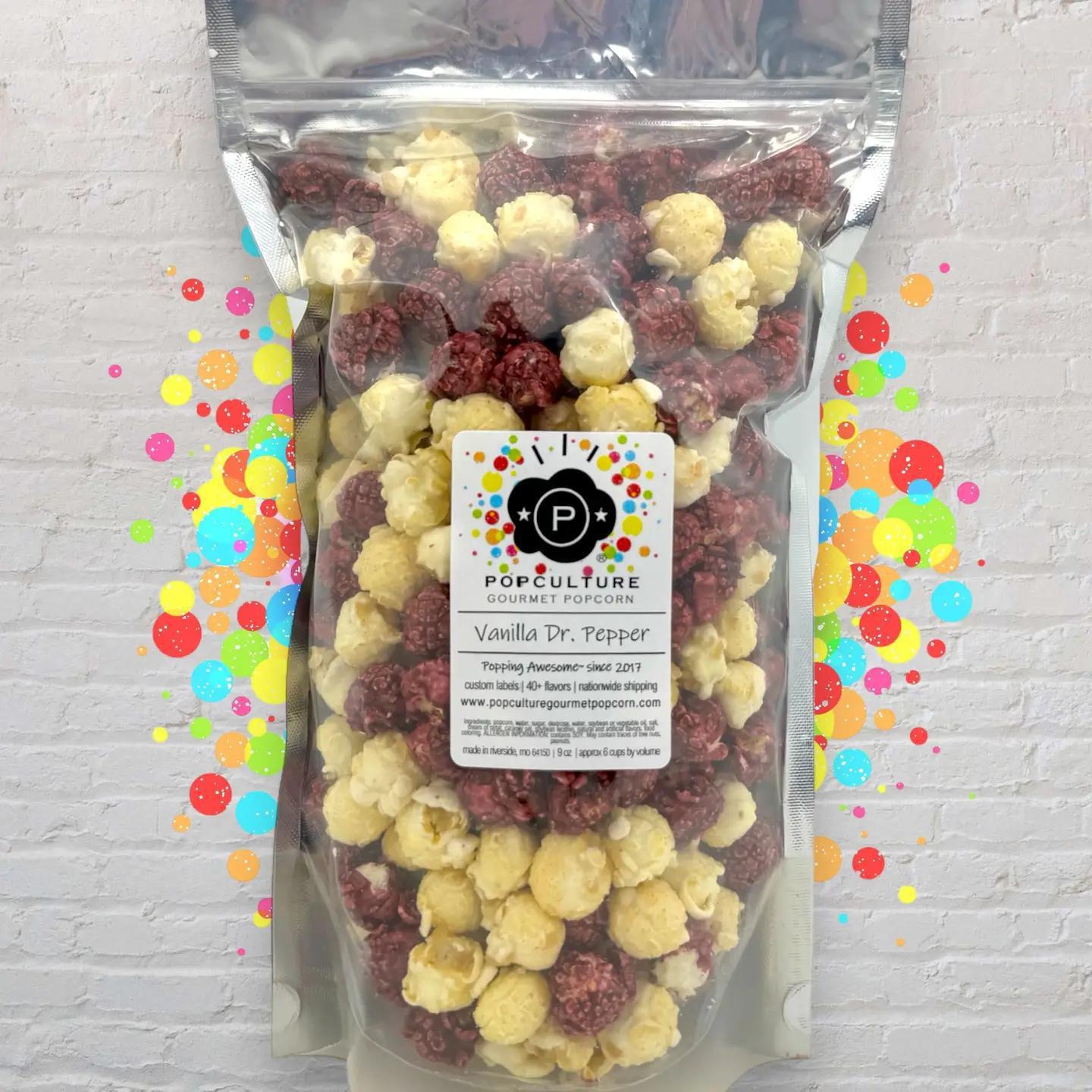 Dr. Pepper with Vanilla Popcorn