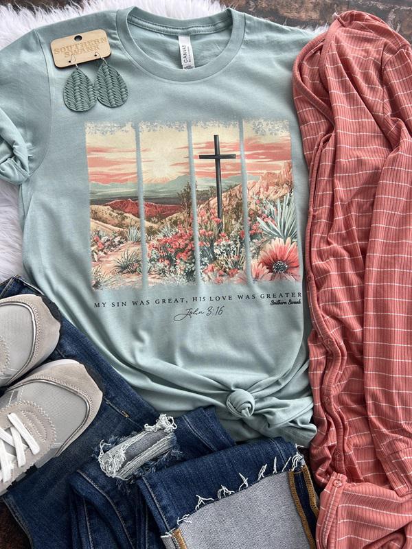 John 3:16 Brushstroke Tee