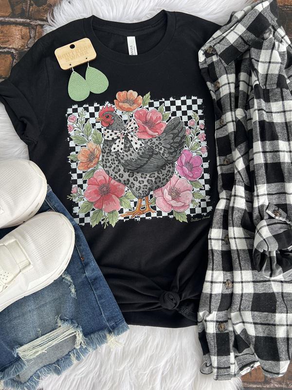 Oh Cluck, Leopard Chicken Tee