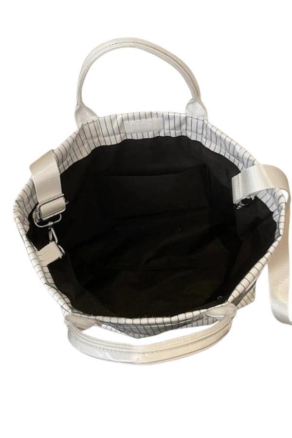Black Tote Bag With Strap