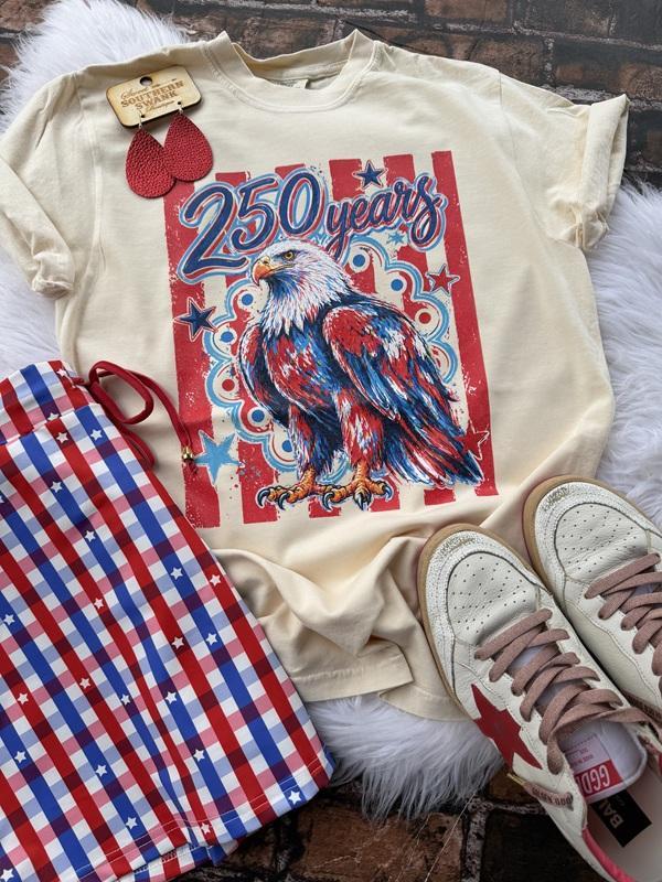 250 Years Eagle Comfort Color Tee