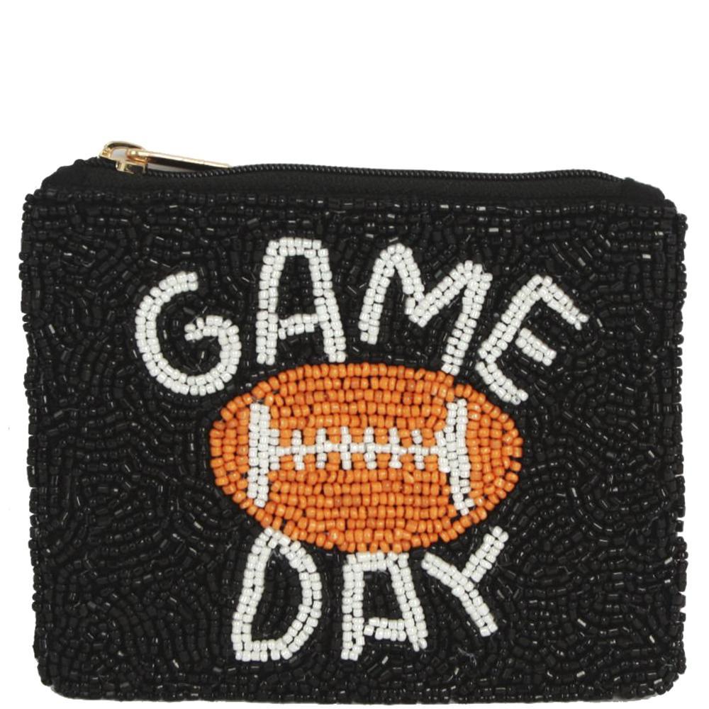 Black & Orange Game Day Coin Purse