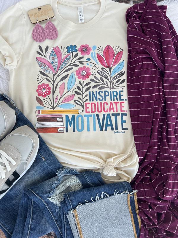 Inspire Educate Motivate Tee