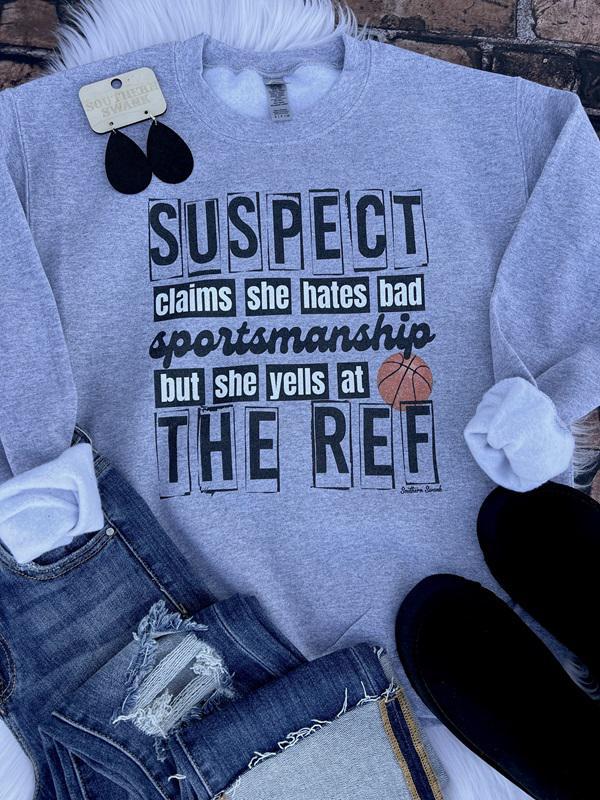 Suspect Claims Basketball Sweatshirt