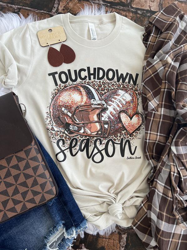 Leopard Touchdown Season Tee