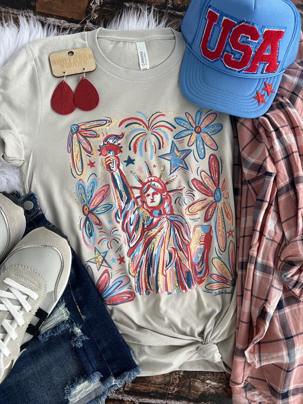 Liberty Sparkle USA Tee