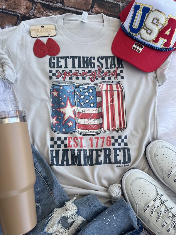 Star Spangled Hammered Tee