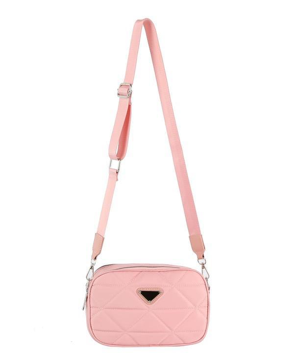Quilted Nylon Crossbody Bag