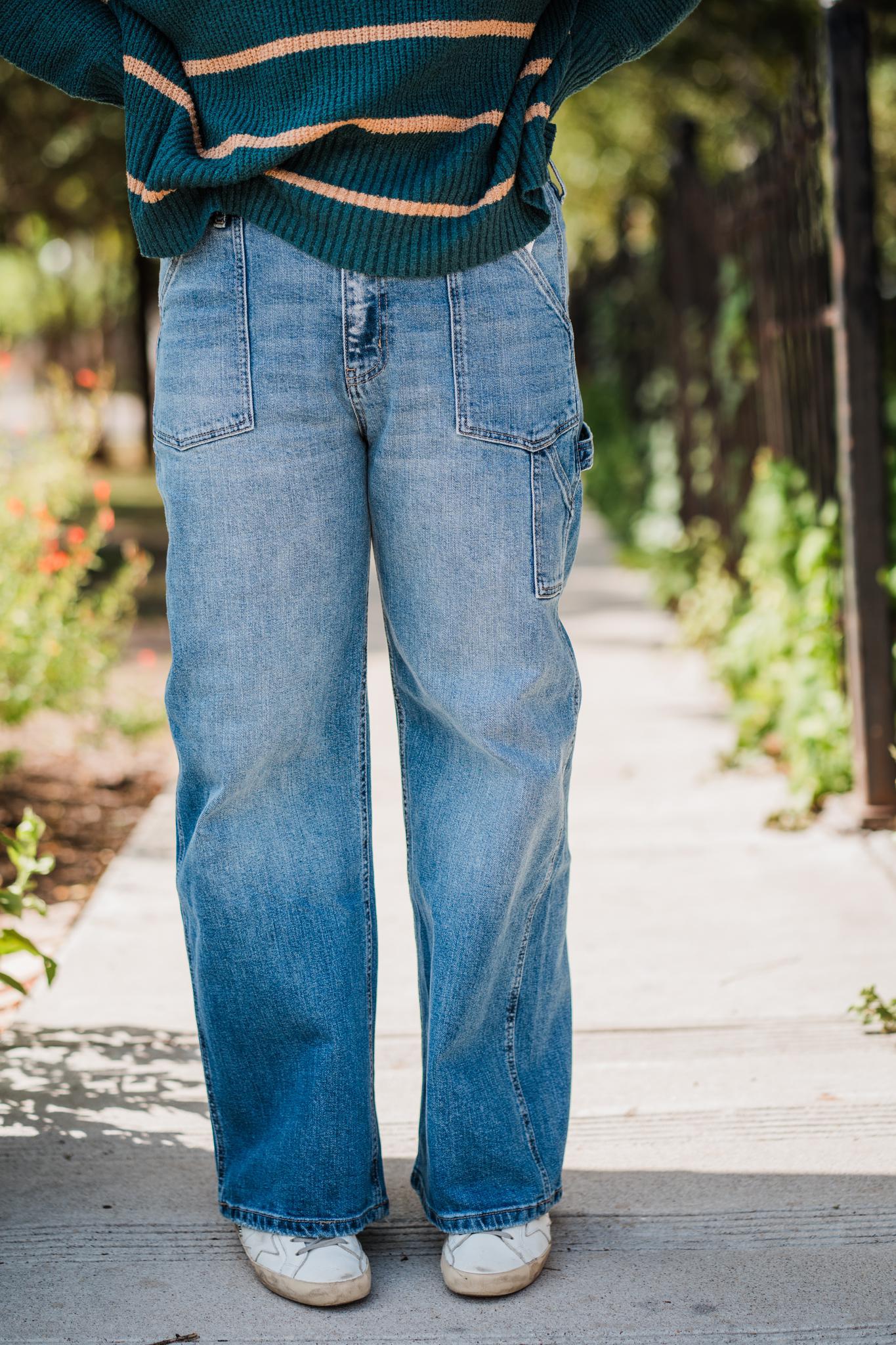 Ultra High Rise Wide Leg Jean by KanCan