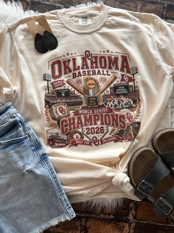 Oklahoma Baseball National Championship Tee