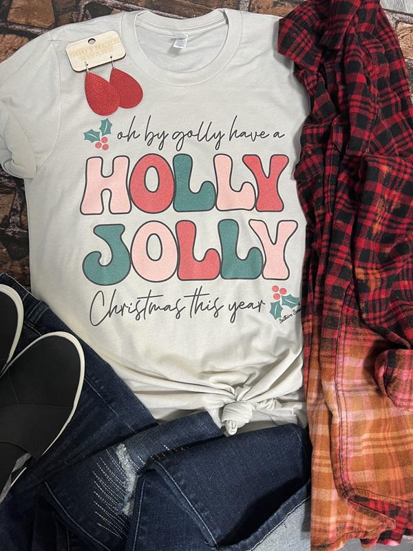 Holly Jolly Christmas Tee
