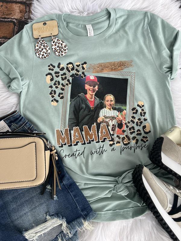 Created With A Purpose Frame Custom- Made Photo Tee