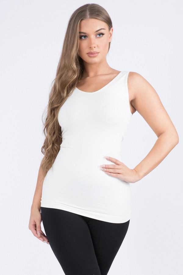 Seamless Reversible V-Neck Knit Camisole