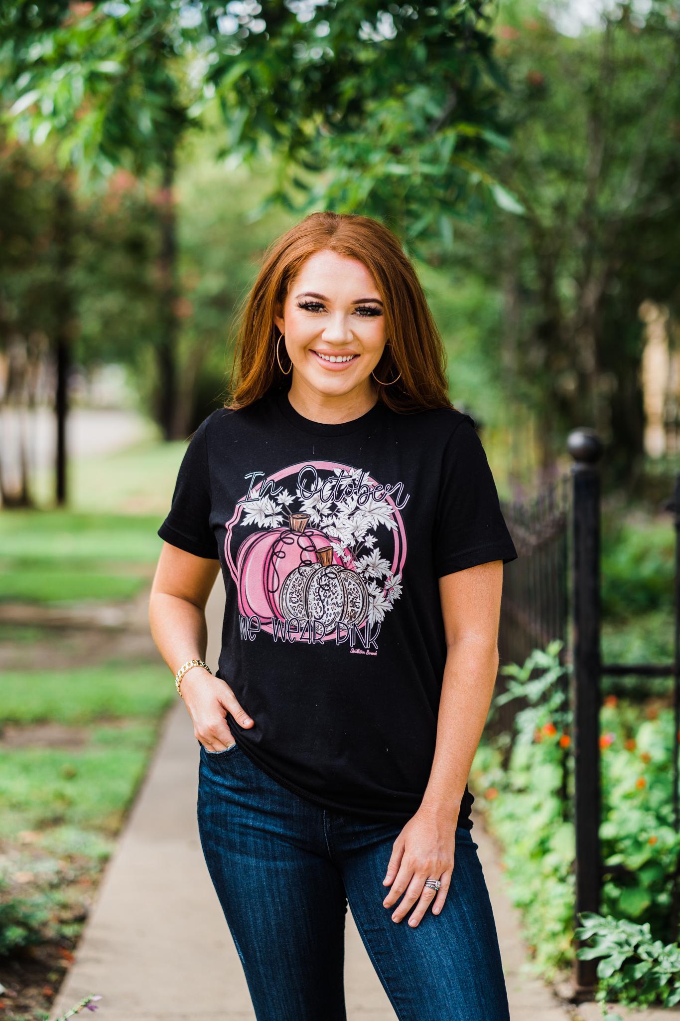 In October We Wear Pink Tee