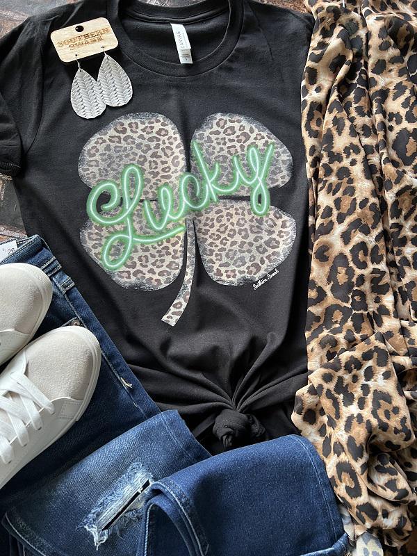 Leopard Lucky Shamrock