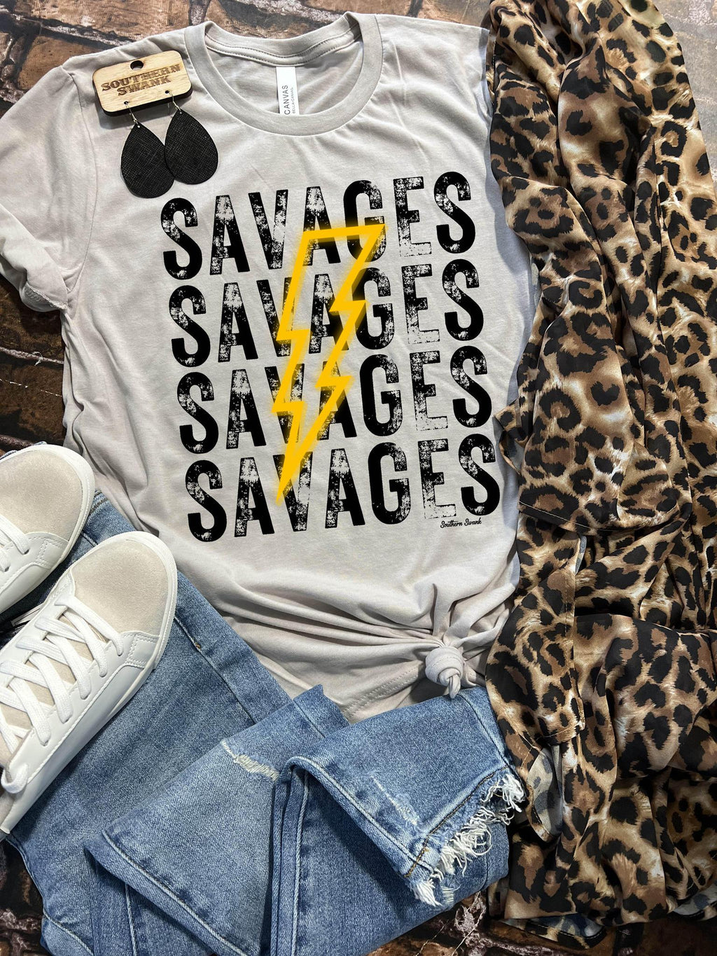 Youth Savages Lightening Bolt Tee