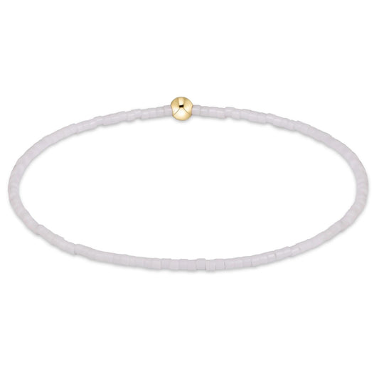 Gameday Hope Classic Bracelet - White
