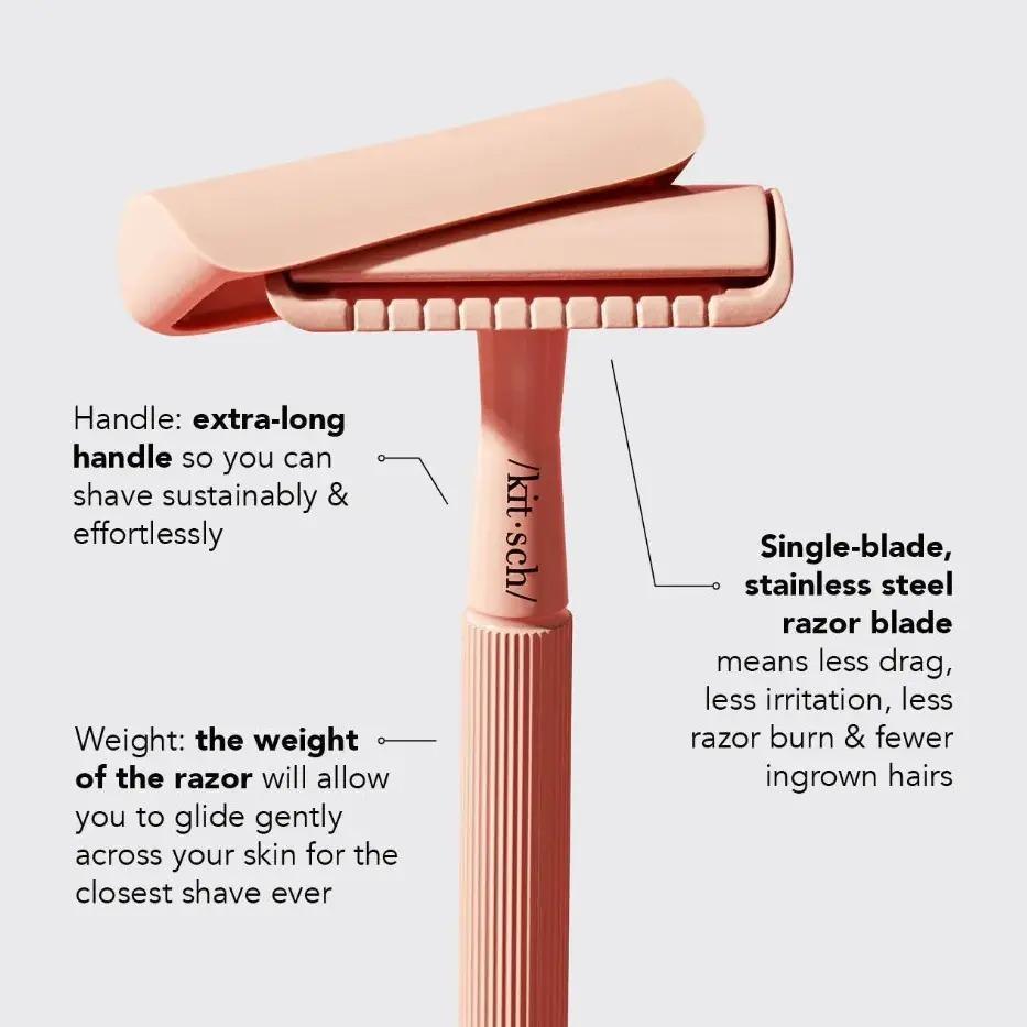 Perfect Glide Safety Razor - Terracotta