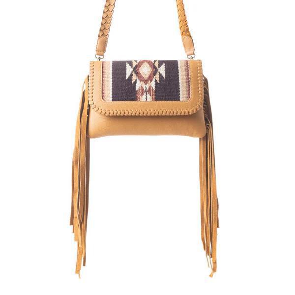 Desert Bonefire Crossbody Bag in Ochre Brown