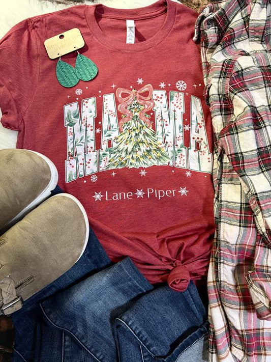 Traditional Christmas Custom Name Tee Or Sweatshirt (add personalization)