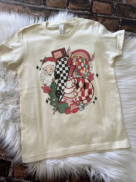 Youth Groovy Christmas Tee