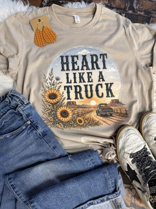 Heart Like A Truck Tee