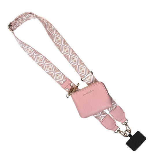 Pink Clip & Go Strap W/Rfid Pouch Diamond Pattern by Save The Girls
