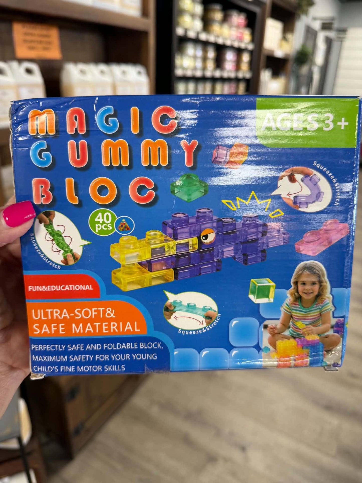 40 Pc Gummy Block Set