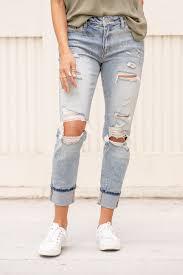 Distressed Paint Splatter Ripped High Rise Jeans by KanCan