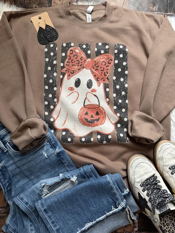 Vintage Ghost Mocha Sweatshirt