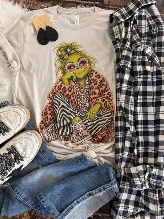 Embellished Miss Glitzy Glam Graphic with Gem Details (Tee Or Sweatshirt)