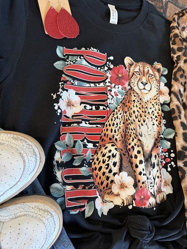 Powerful & Poised Cheetah Tee