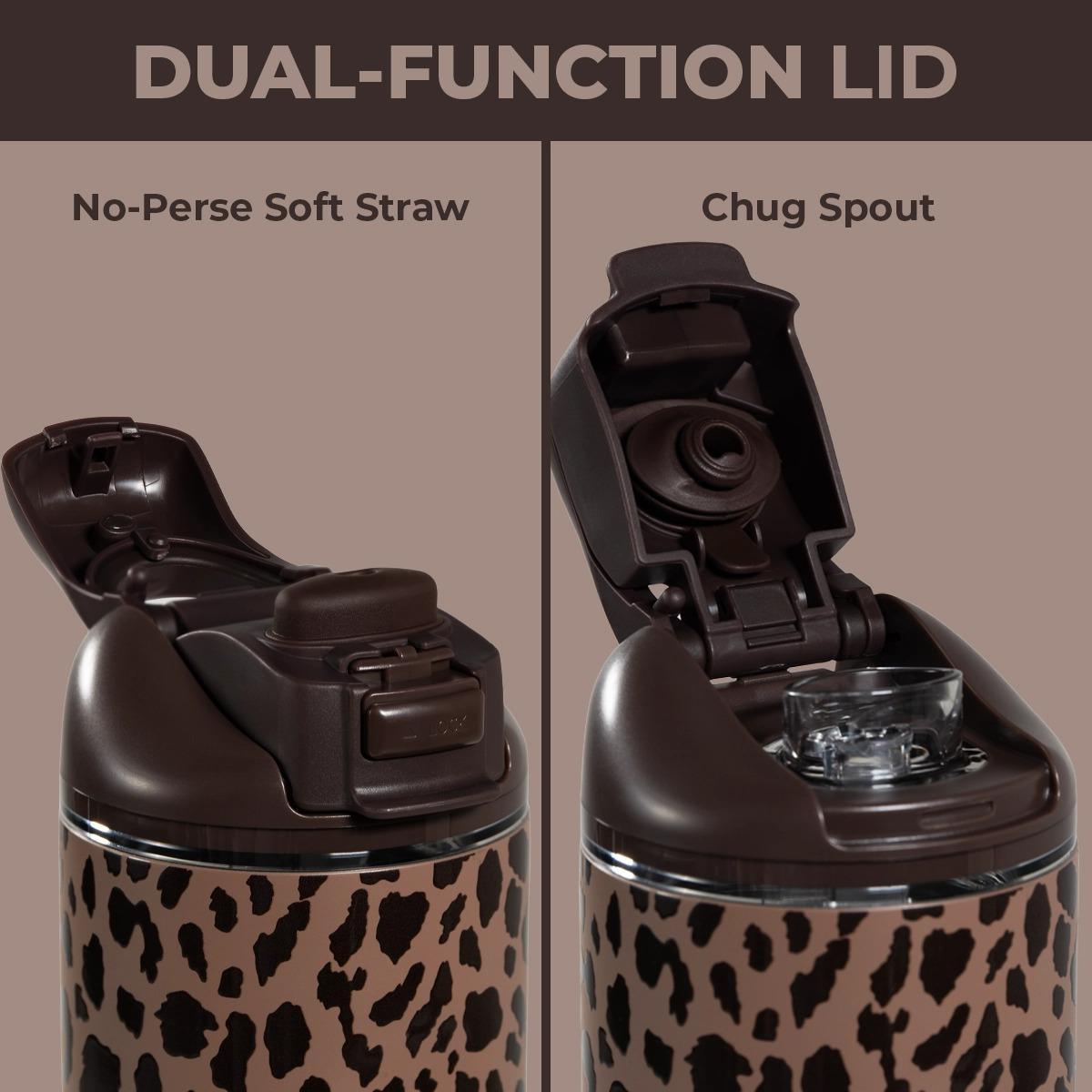 Brown Leopard HydroJug Ease20 Tumbler