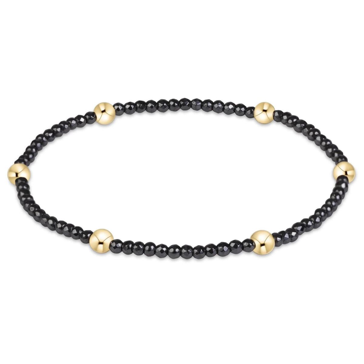Presence Faceted Hematite 2mm Bracelet