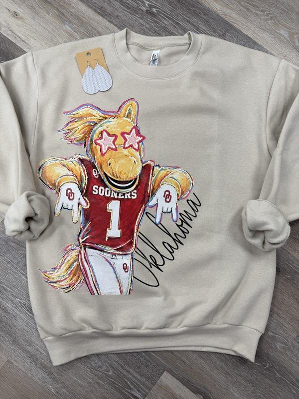 Oklahoma Spirit Fleece Crewneck Sweatshirt