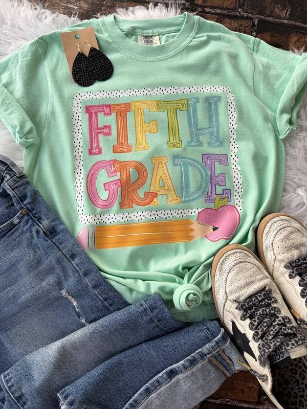 Custom Polka Dot School Occupation Personalized Name Tees