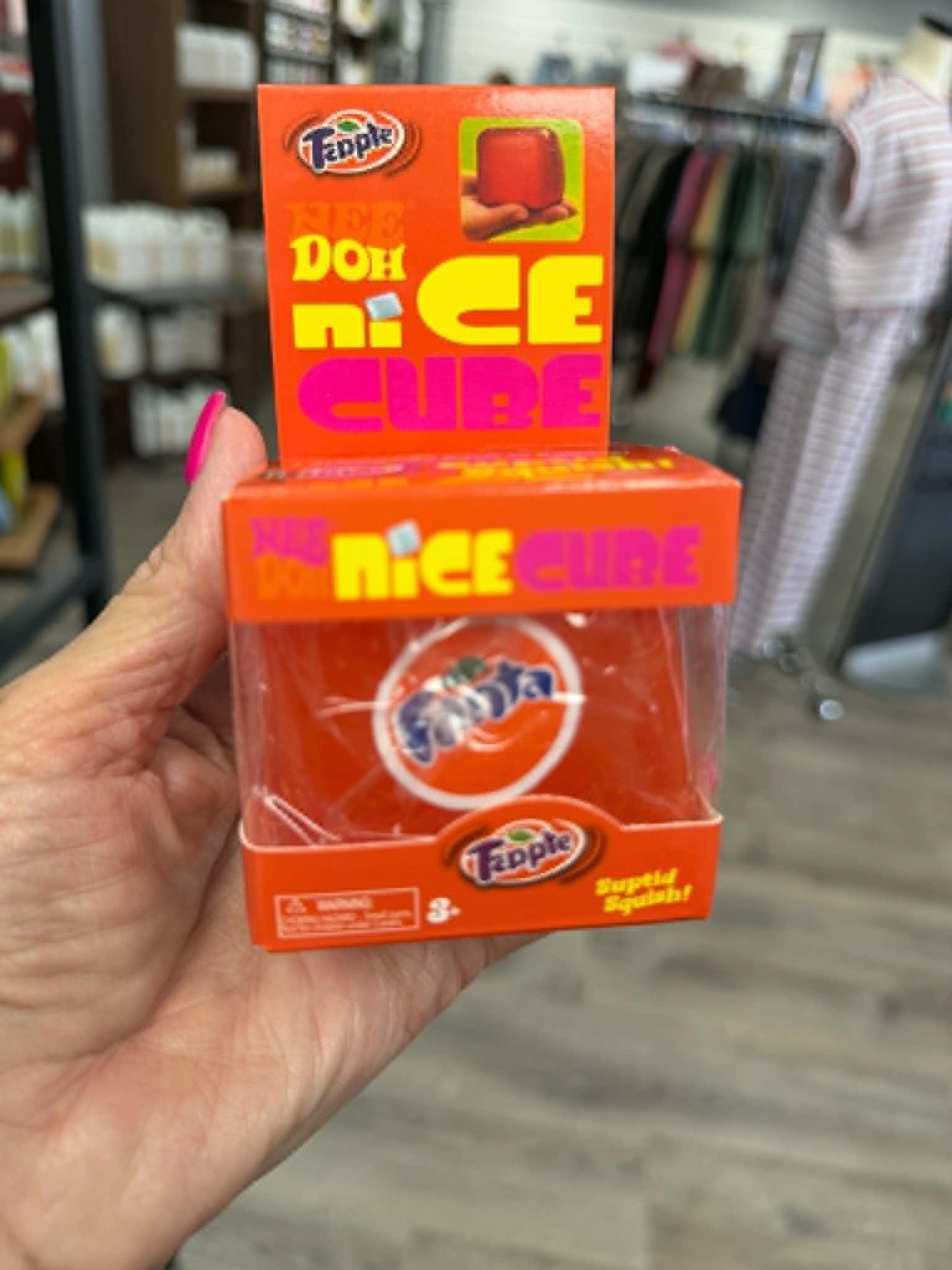 Fanta Cube Squishy