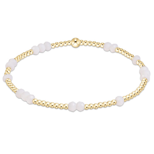 Gameday Flirty Hope Unwritten Bracelet - White
