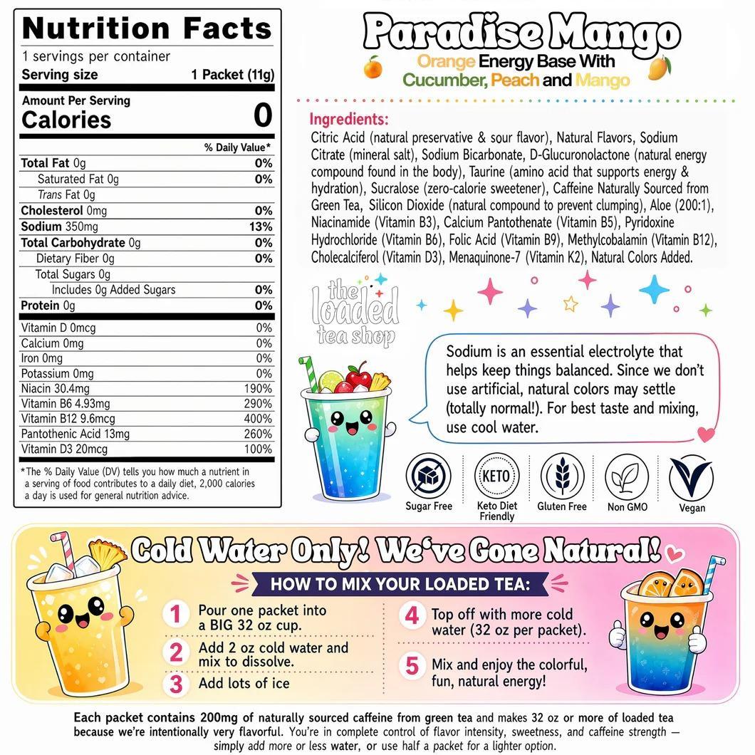 The Loaded Tea Shop Drink Packets