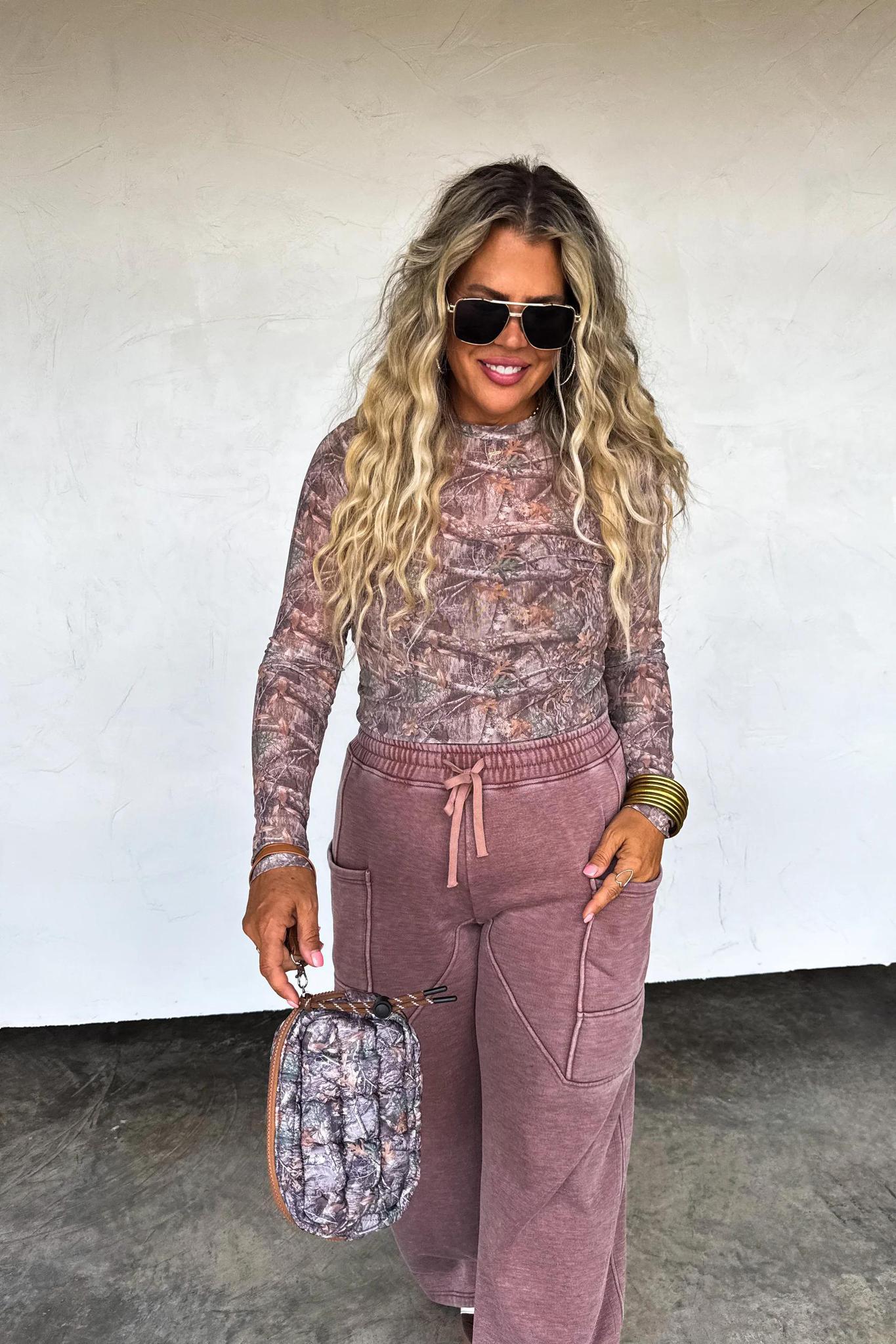Camo Mesh Top by Blakeley