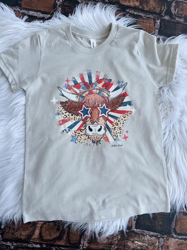 Youth American Cow Tee