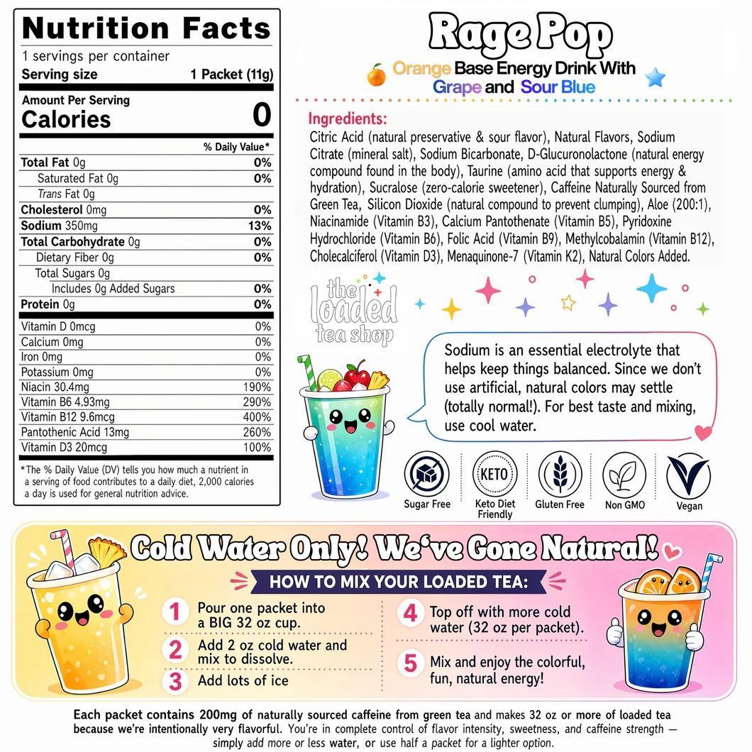 The Loaded Tea Shop Drink Packets