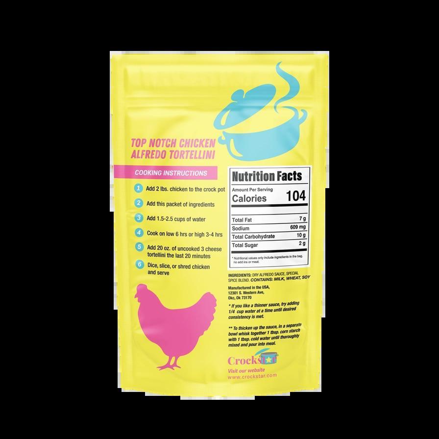 Top Notch Chicken Alfredo Tortellini