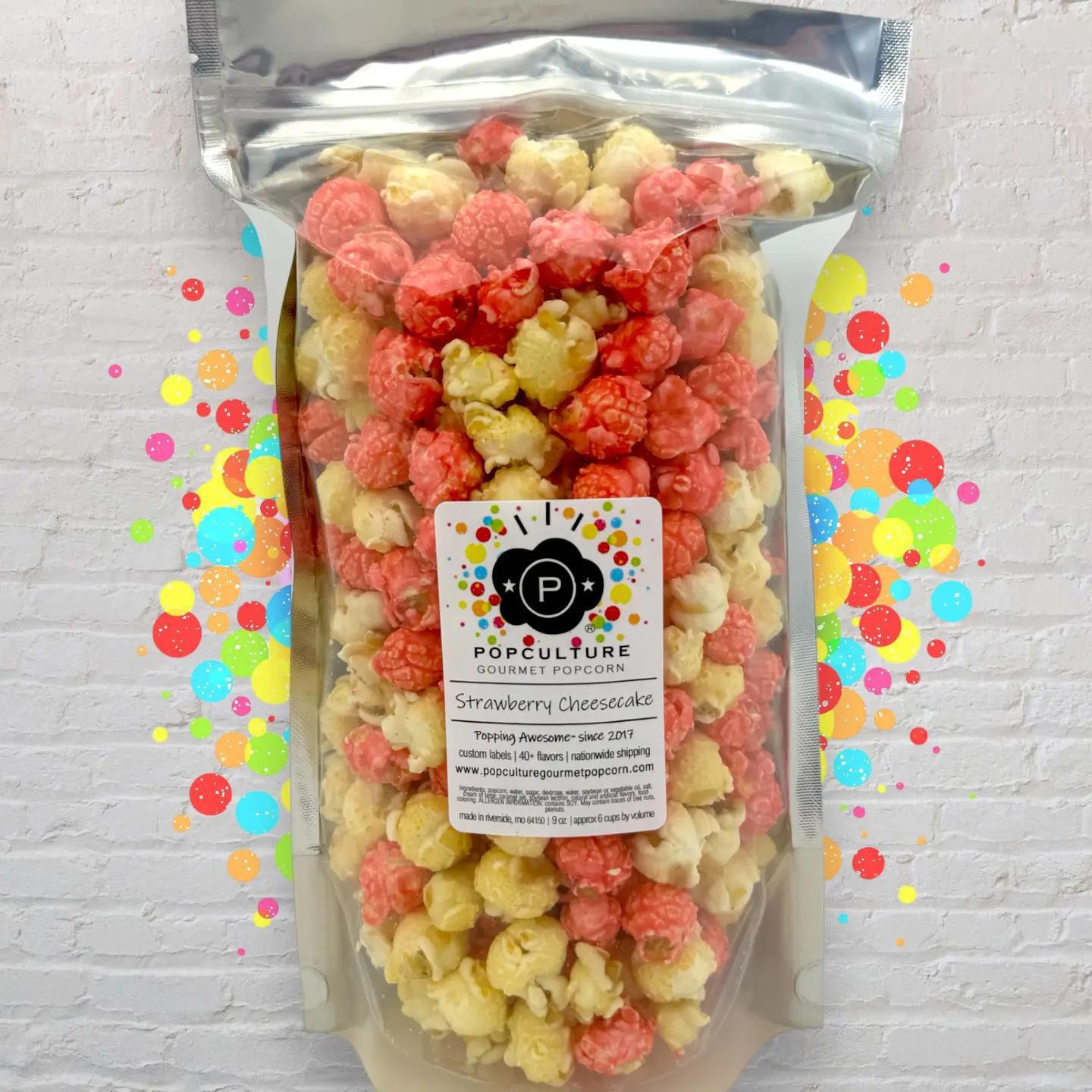 Strawberry Cheesecake Popcorn